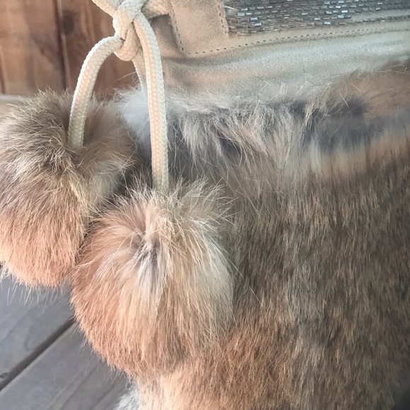 Coach Maryann Tan Rabbit Fur Boots - Picture 7 of 16